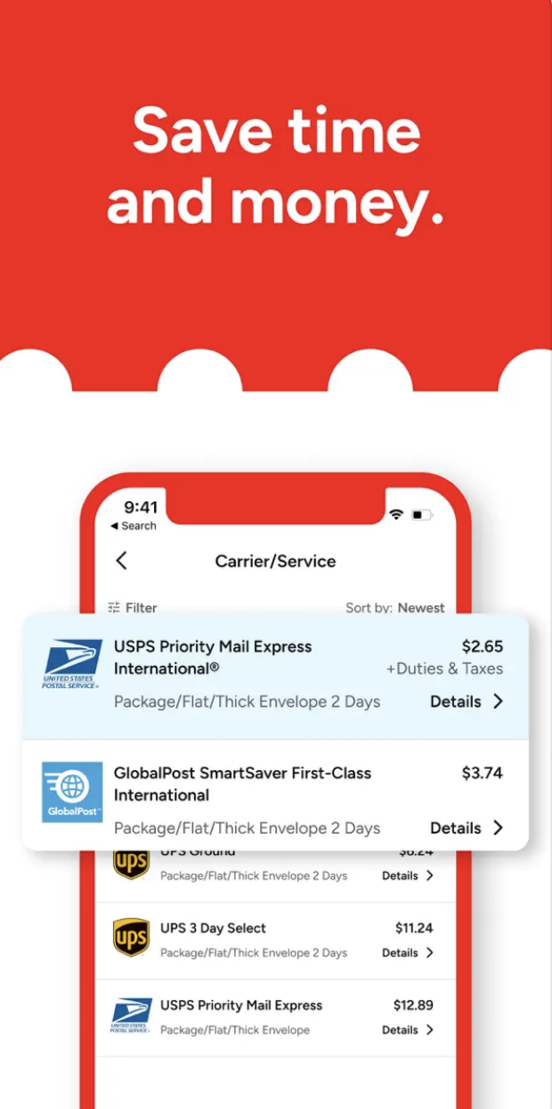 Stamps iOS screenshot 1